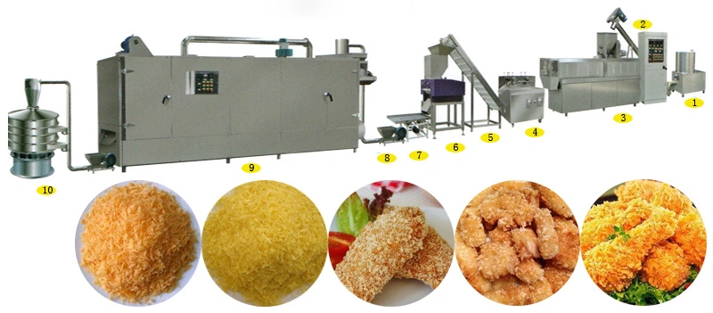 Panko Bread Crumbs Making Machine/Processing Line