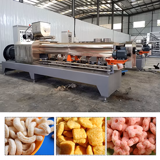 Industrial Core-Filling Puff Snack Processing Line