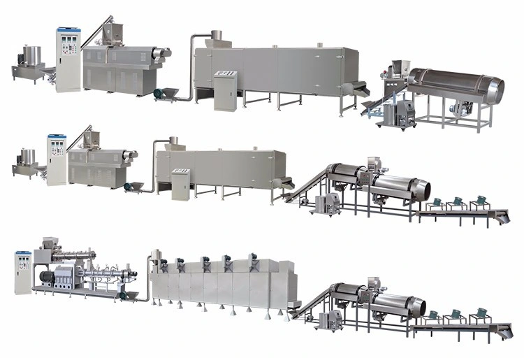 2019 Full Automatic Corn Puff Snacks Food Machine Maize Extruder Puffed Rice Making Machine Puffing Cereals Processing Line