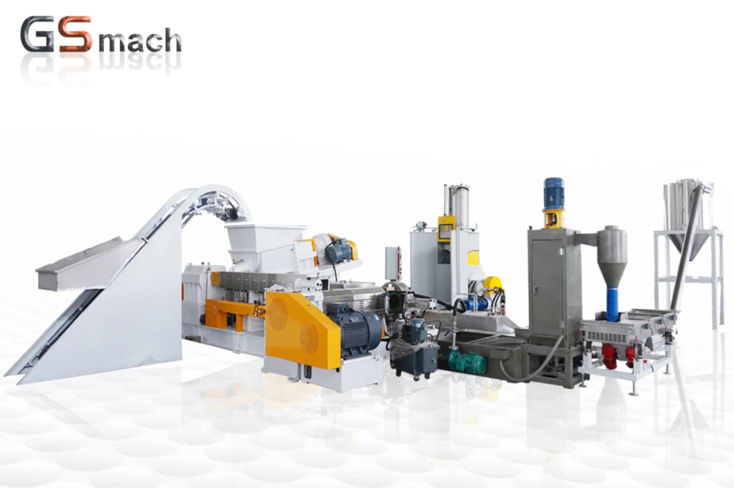 Single Screw Extruder Kneader Machine System Black Masterbatch Production Line