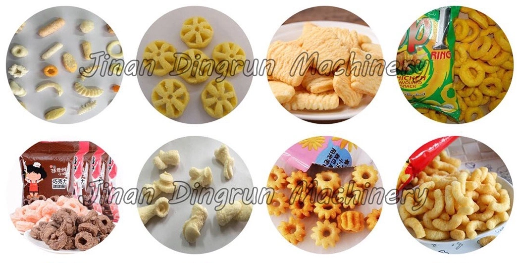 2019 Full Automatic Corn Puff Snacks Food Machine Maize Extruder Puffed Rice Making Machine Puffing Cereals Processing Line