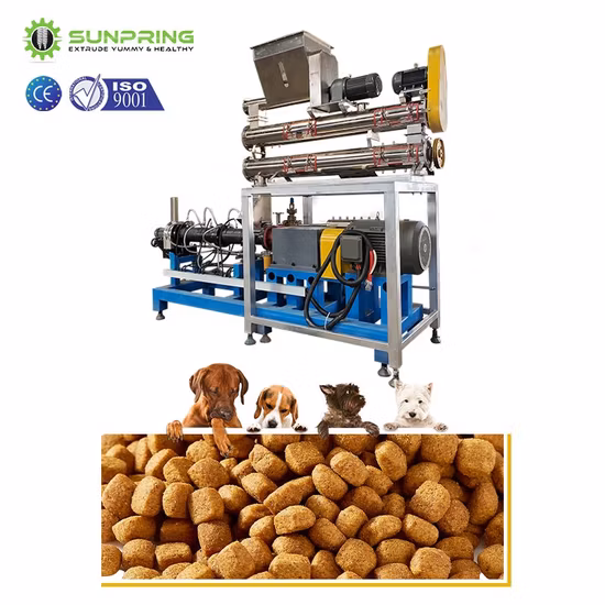 PRO Dry Wet Dog Pet Cat Animal Chicken Floating Sinking Fish Feed Food Pellet Making Machine Mill Maker Extruder Equipment Granulator Processing Production Line