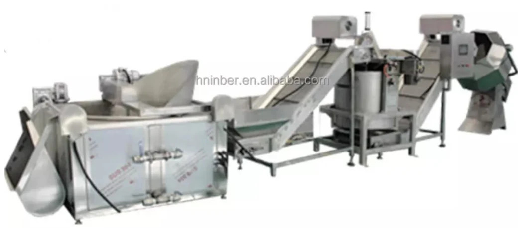 Continuous Conveyor Banana Plantain Fryer Potato Chips Fryer Frying Machine Batch Fryers