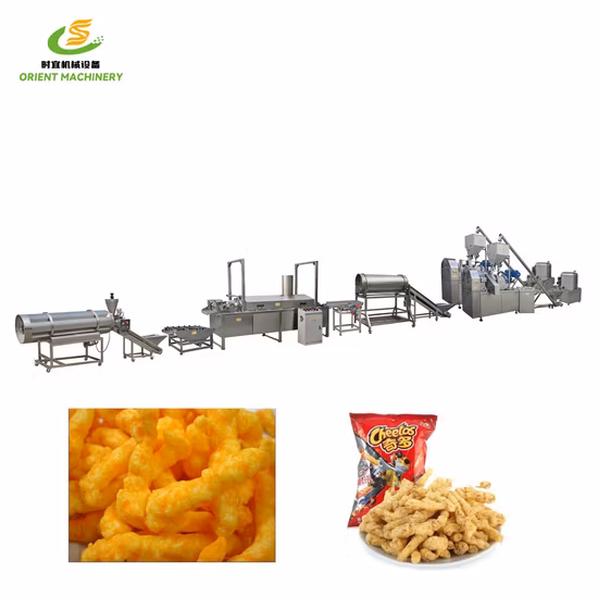 Kurkure Nik Naks Cheetos Snacks Línea de procesamiento de alimentos