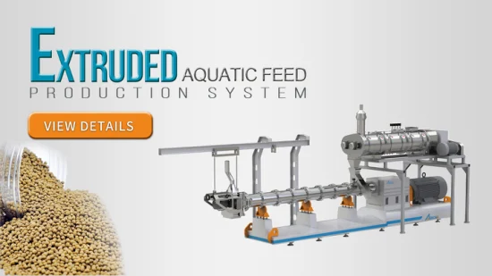 Máquina de alimentos para peces Maquinaria de procesamiento de pellets Línea de producción de extrusora de alimento para peces flotante