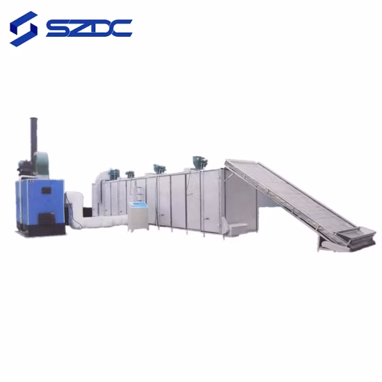 Secador de bandeja de calentamiento eléctrico tipo lote para secadora de frutas y verduras